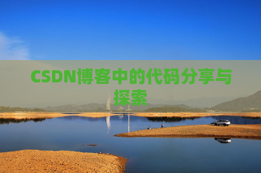 CSDN博客中的代码分享与探索